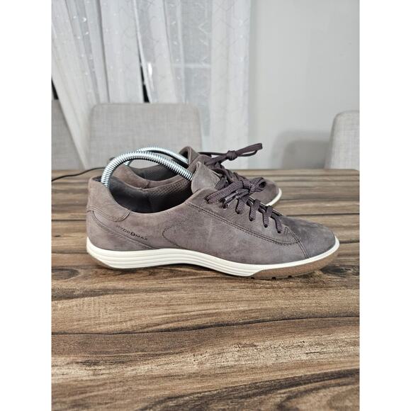 Ecco Danish Design Brown Suede Leather Lace Up Casual Shoes Women's 9 Eu 40 - Picture 7 of 12